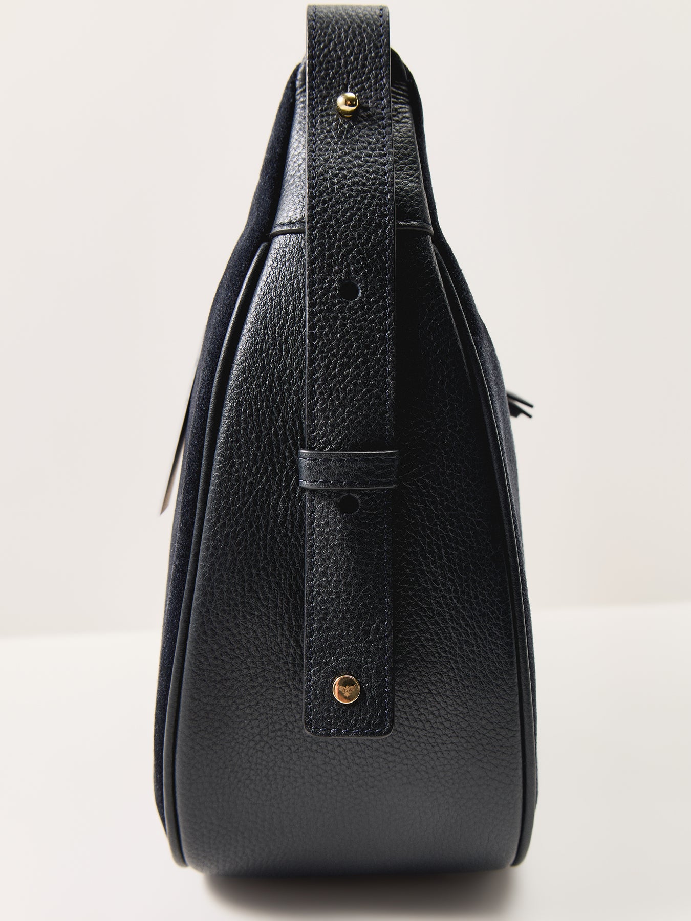Charlie Suede Bag Navy