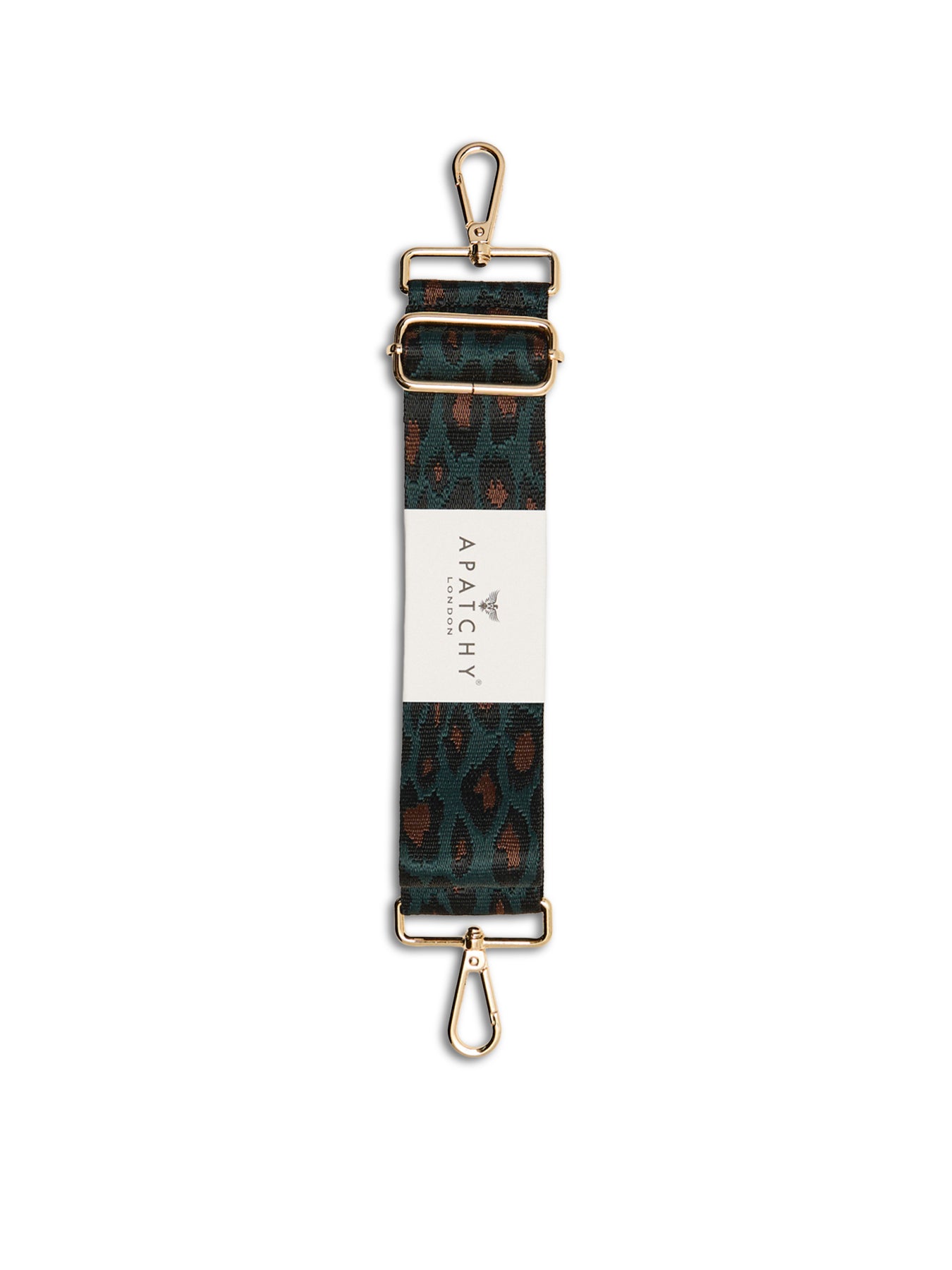 Cheetah Bag Strap Teal
