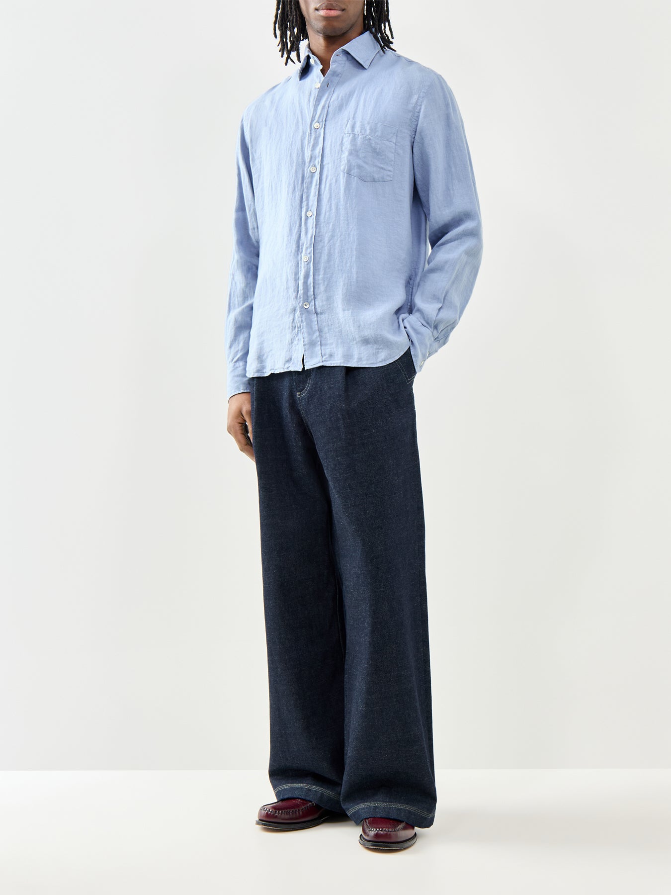 Linen Shirt Blue