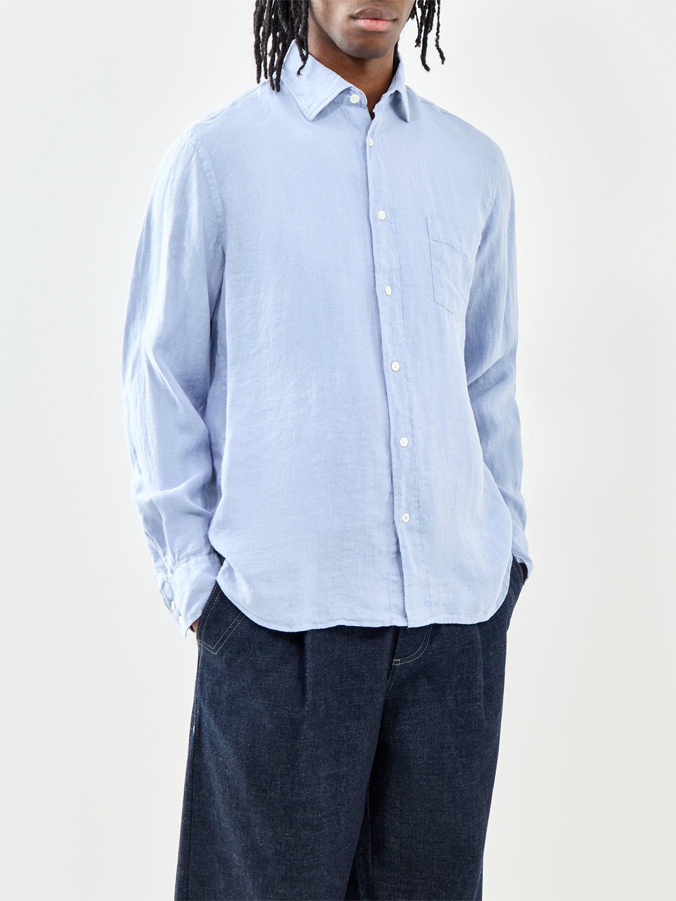 Linen Shirt Blue