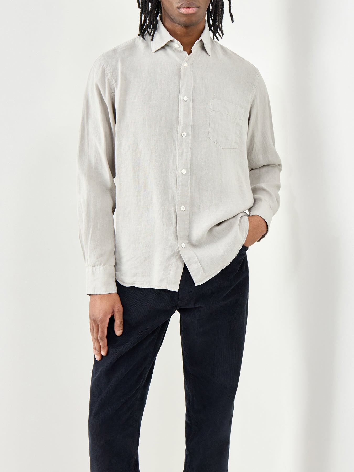 Linen Shirt Stone