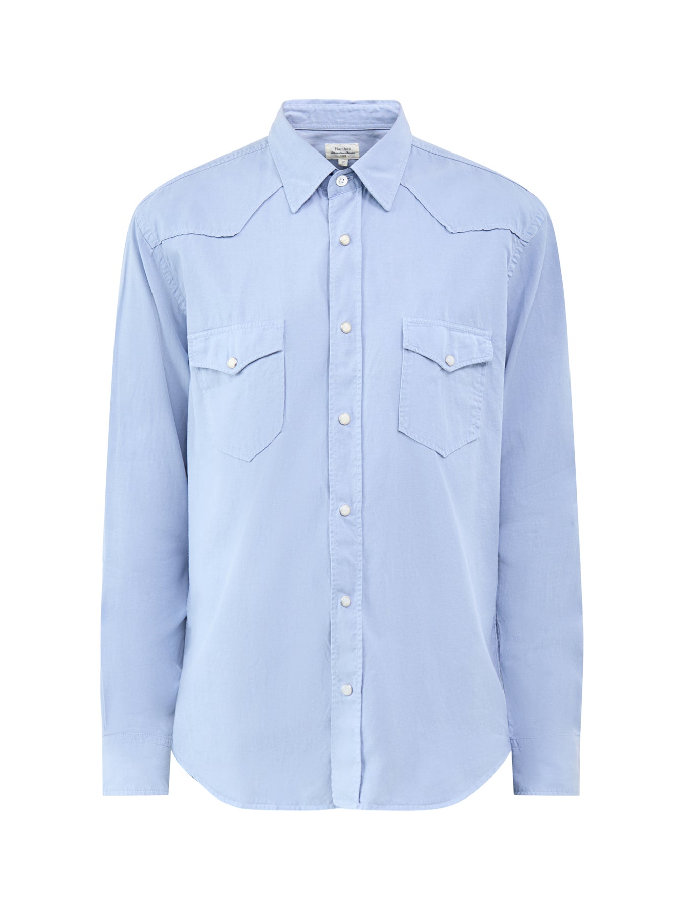 Long Sleeve Pattern Shirt Blue