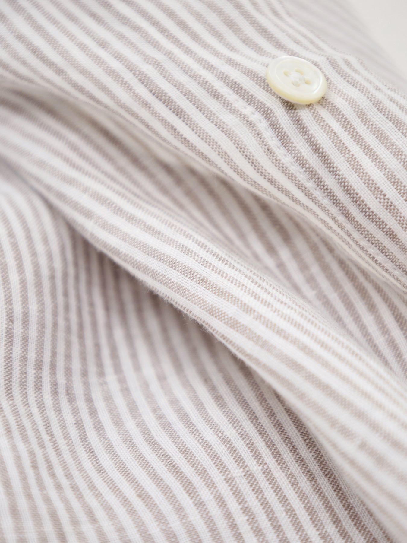 Linen Long Sleeve Shirt White