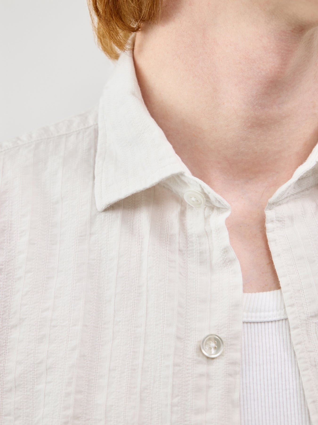 Short Sleeve Pattern Shirt Blue