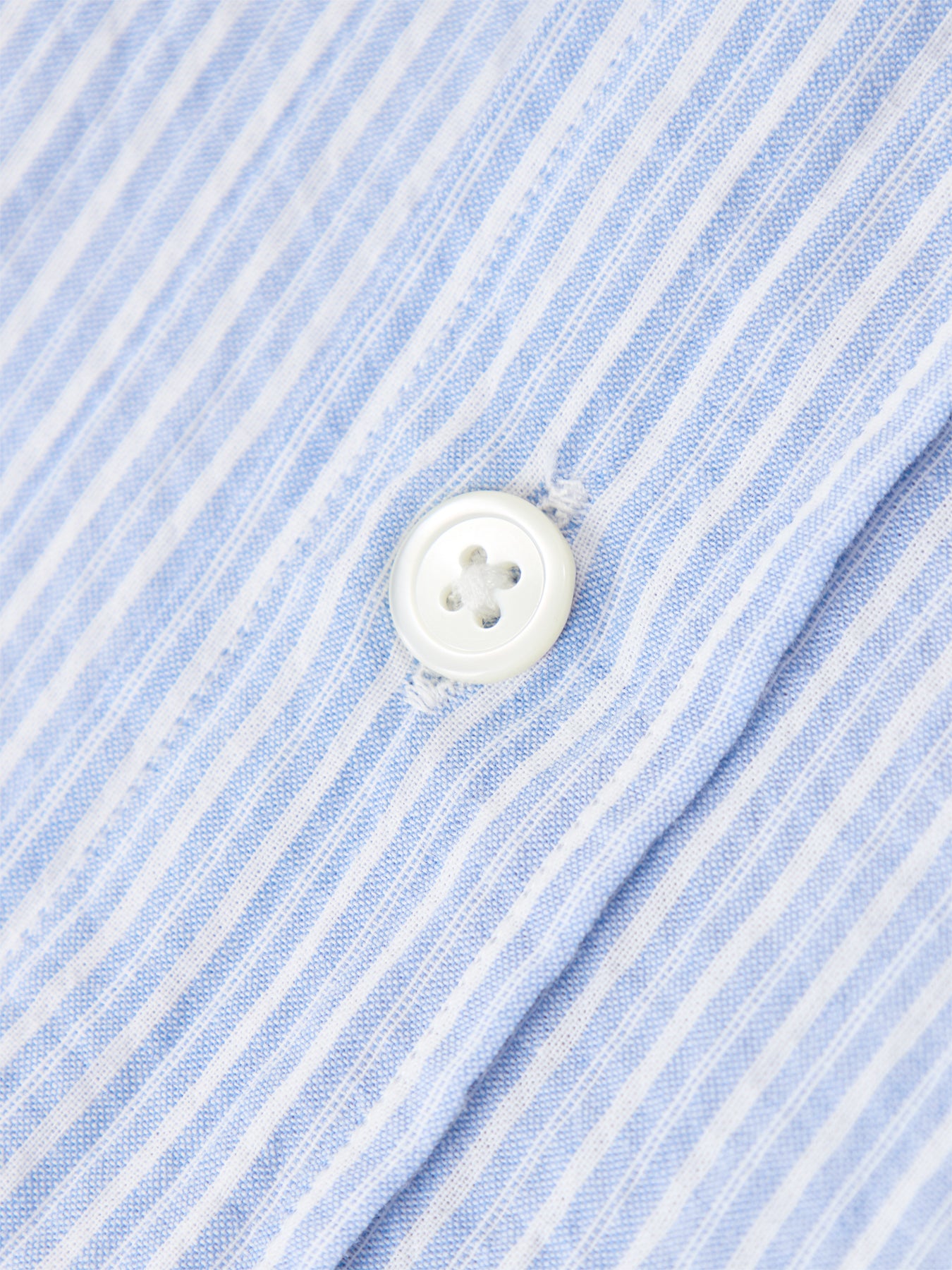Striped Cotton Shirt Blue