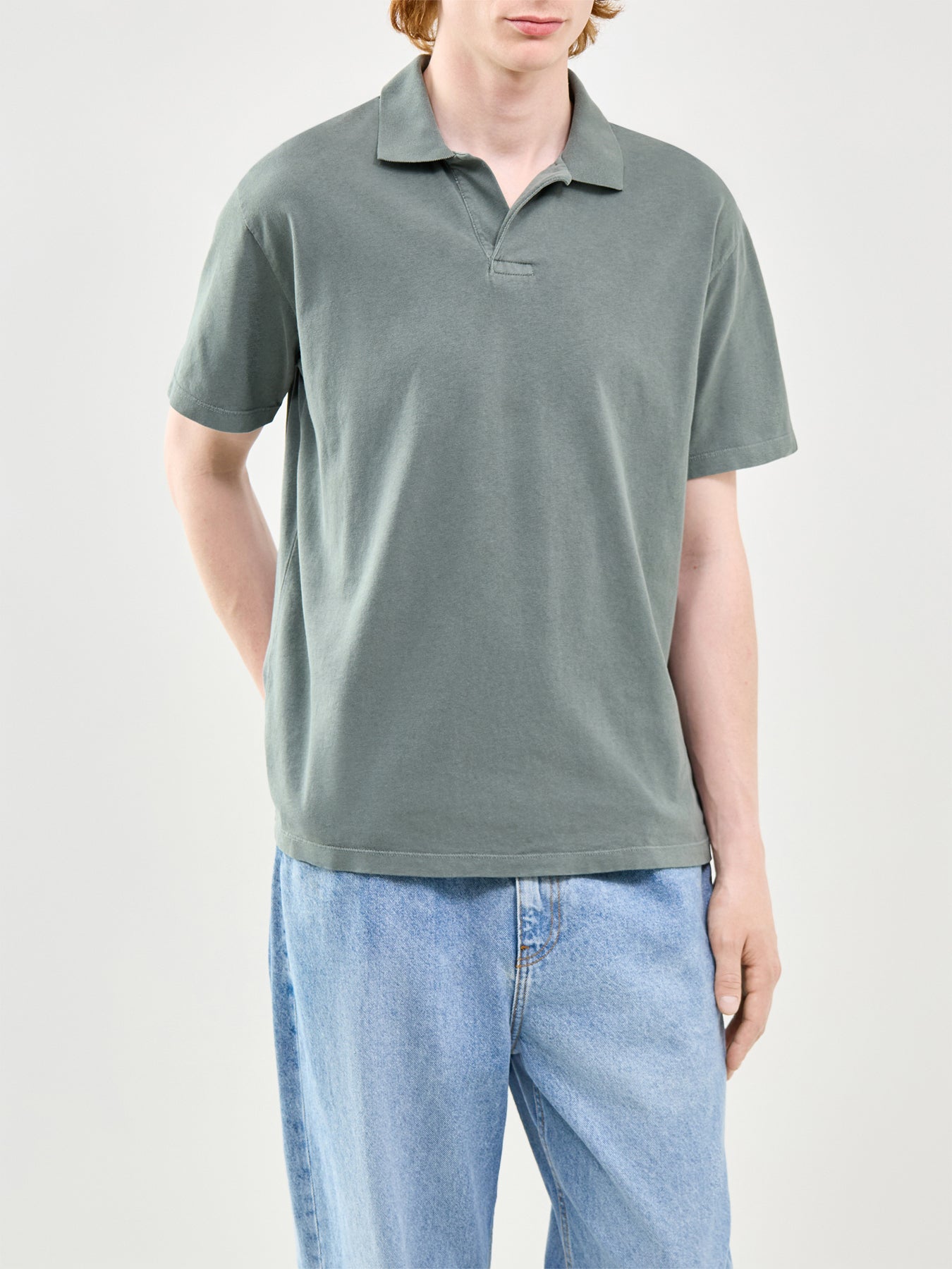 Short Sleeve Polo Shirt Green