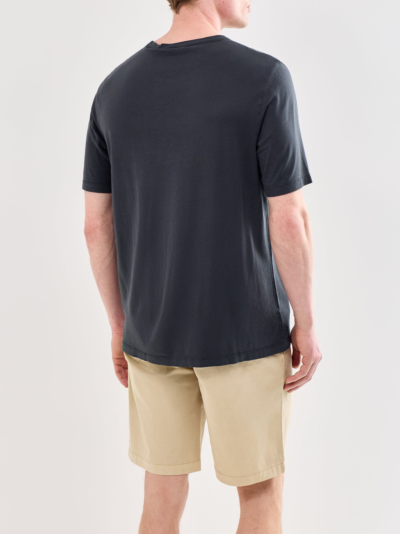 Short Sleeve Lyocell T-Shirt Black