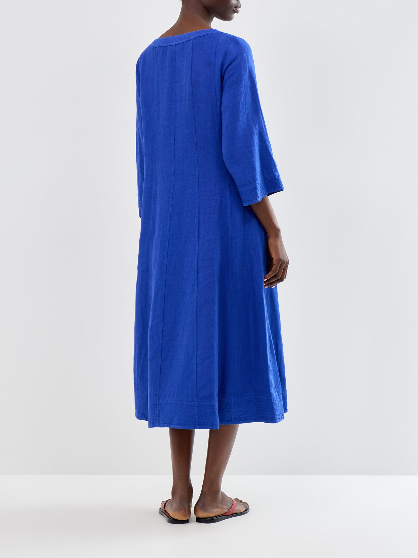 New Fine Linen LS Dress