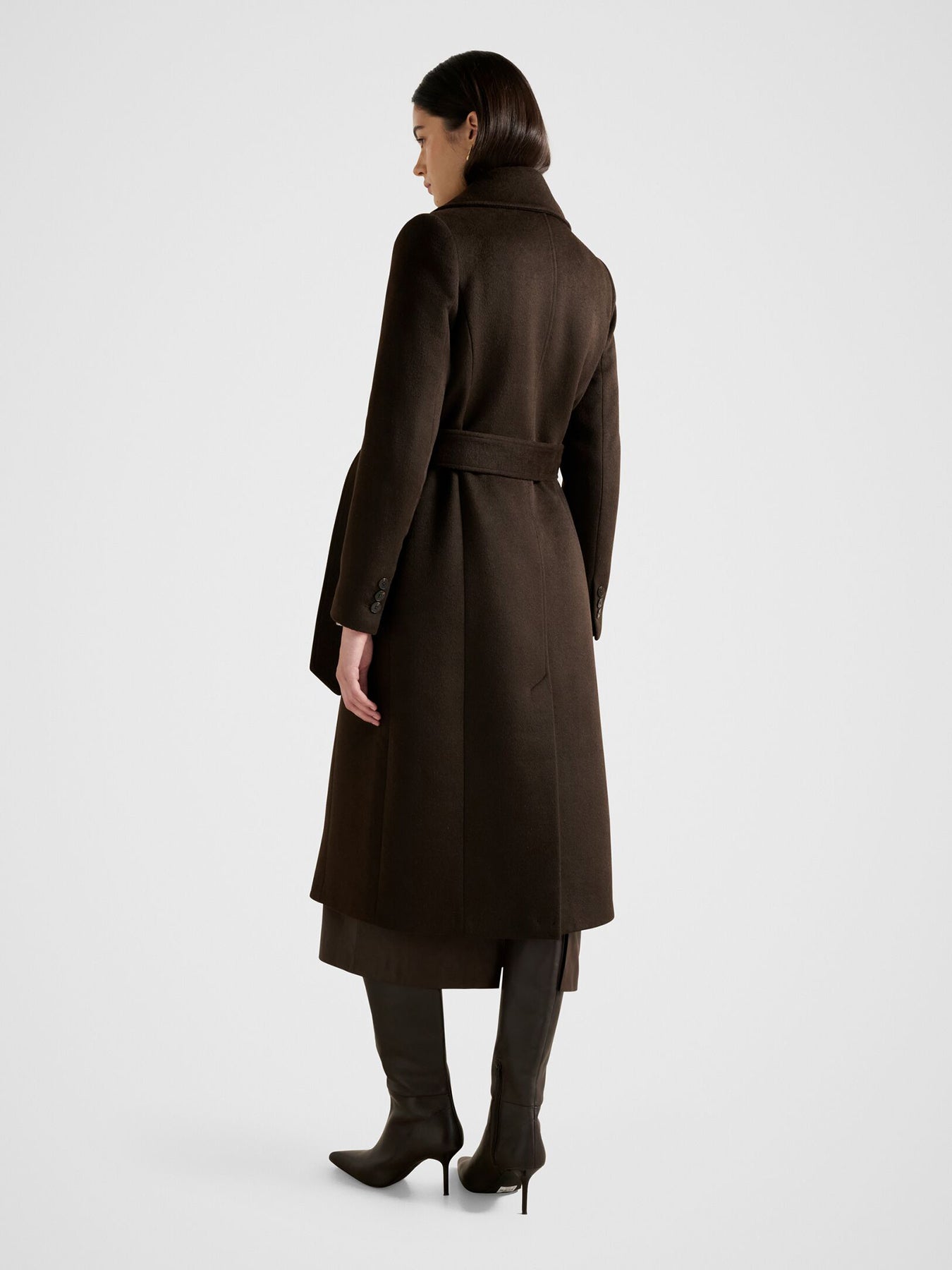 Blake Double Breasted Coat Brown