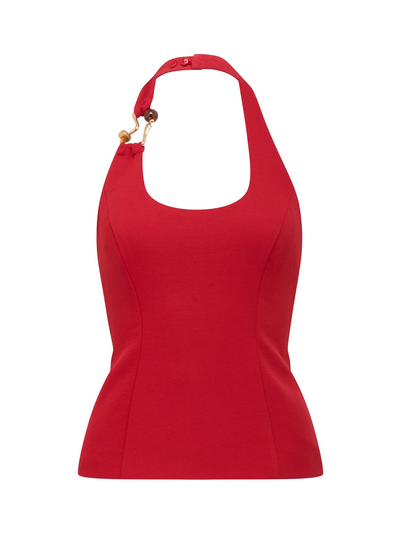 Dina Hardware Detail Top Red