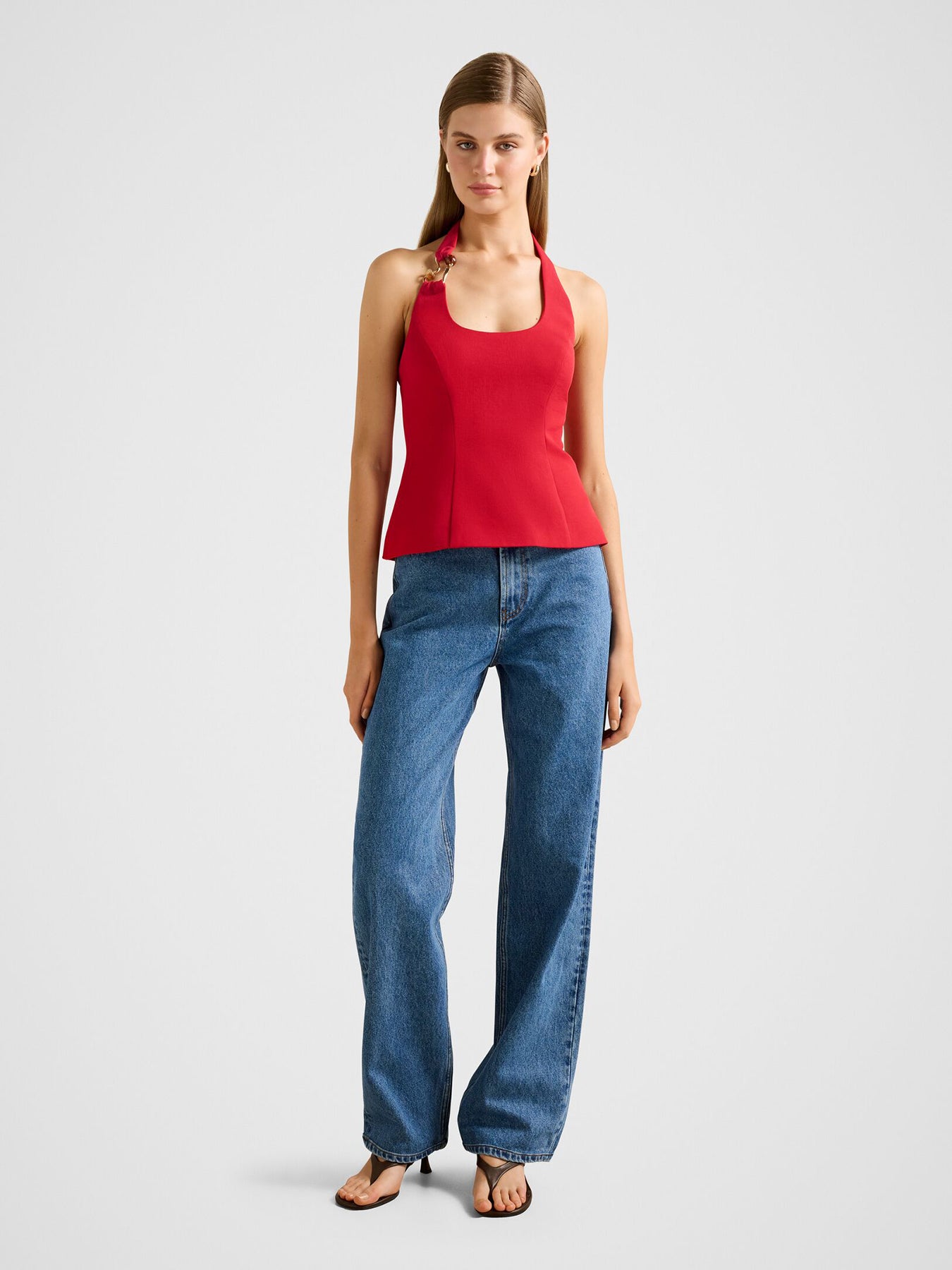 Dina Hardware Detail Top Red