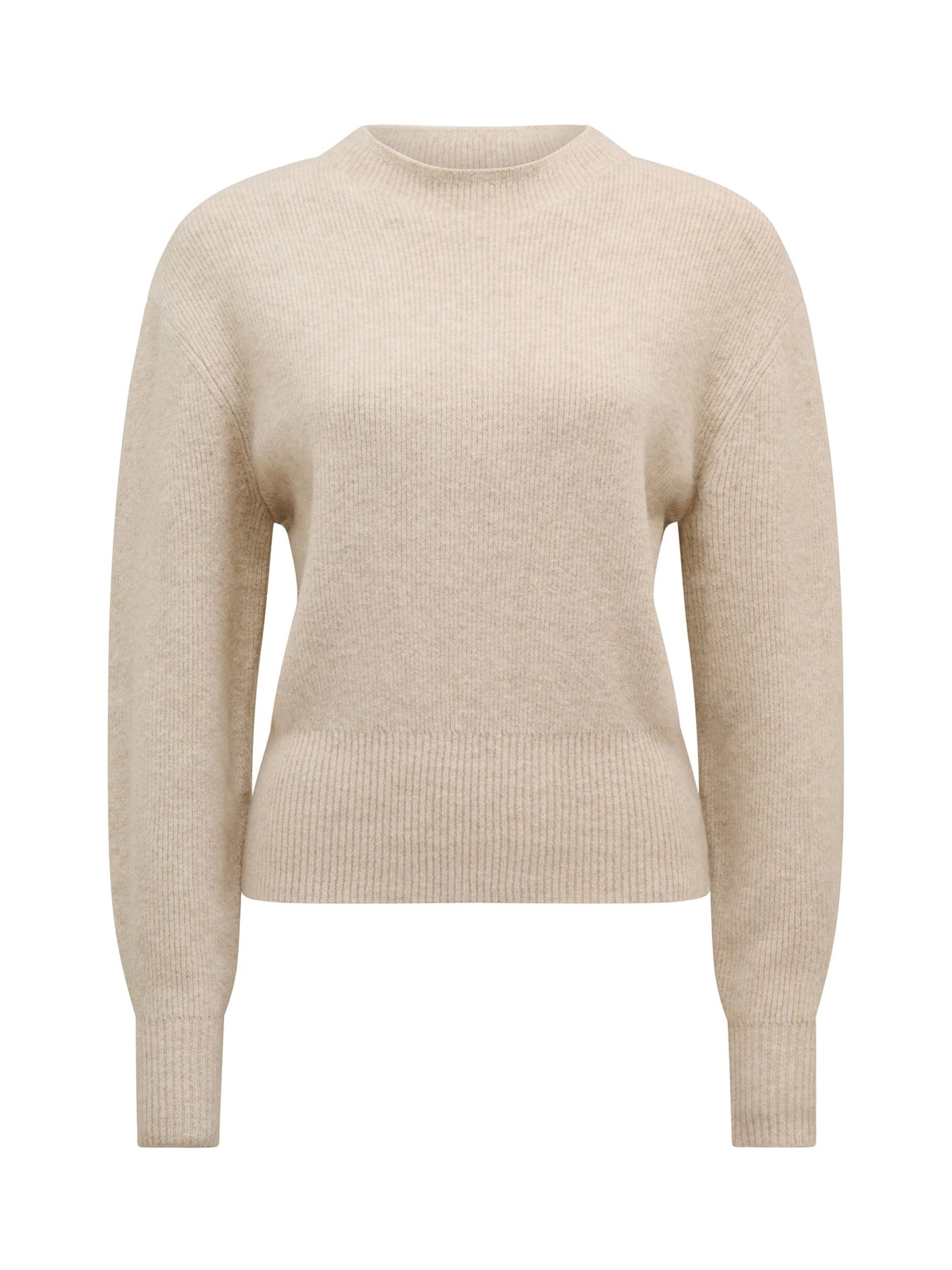 Cora Cinched Hem Knitted Sweater Nude