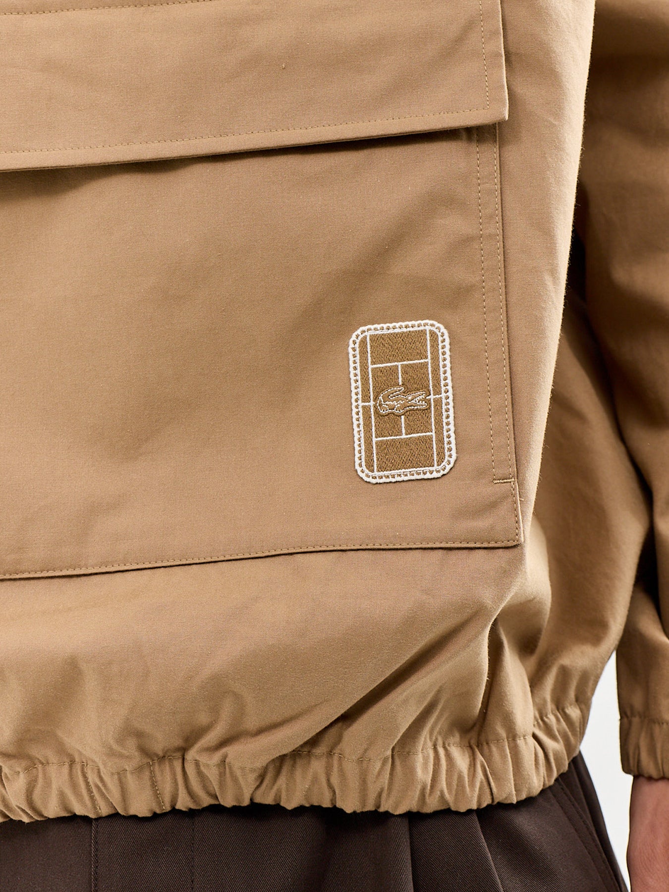 Poplin Anorak Jacket Beige
