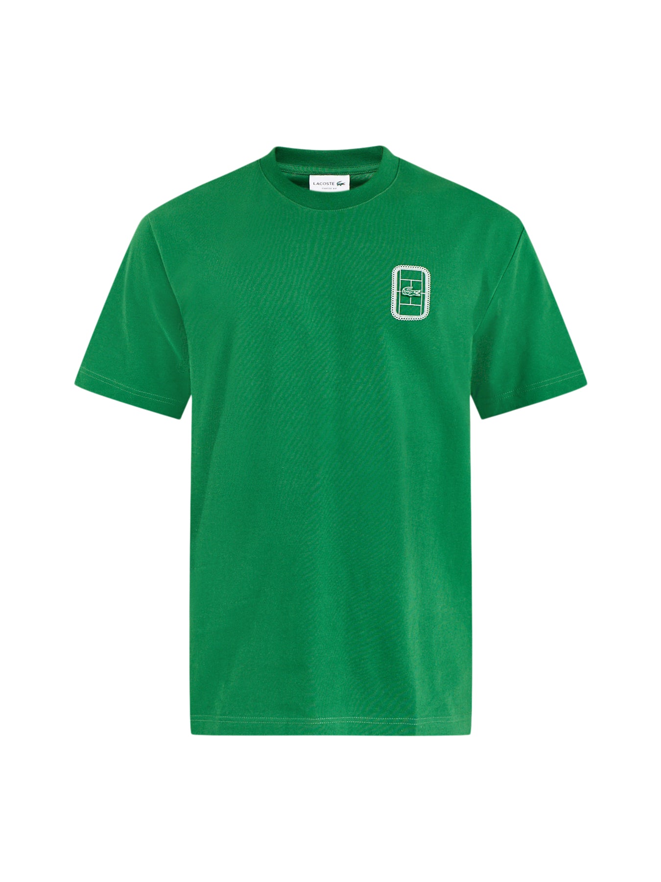Tennis Court Graphic T-Shirt Green