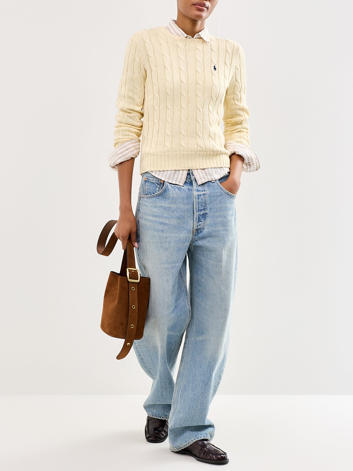 Julianna Crew Neck Jumper Cream