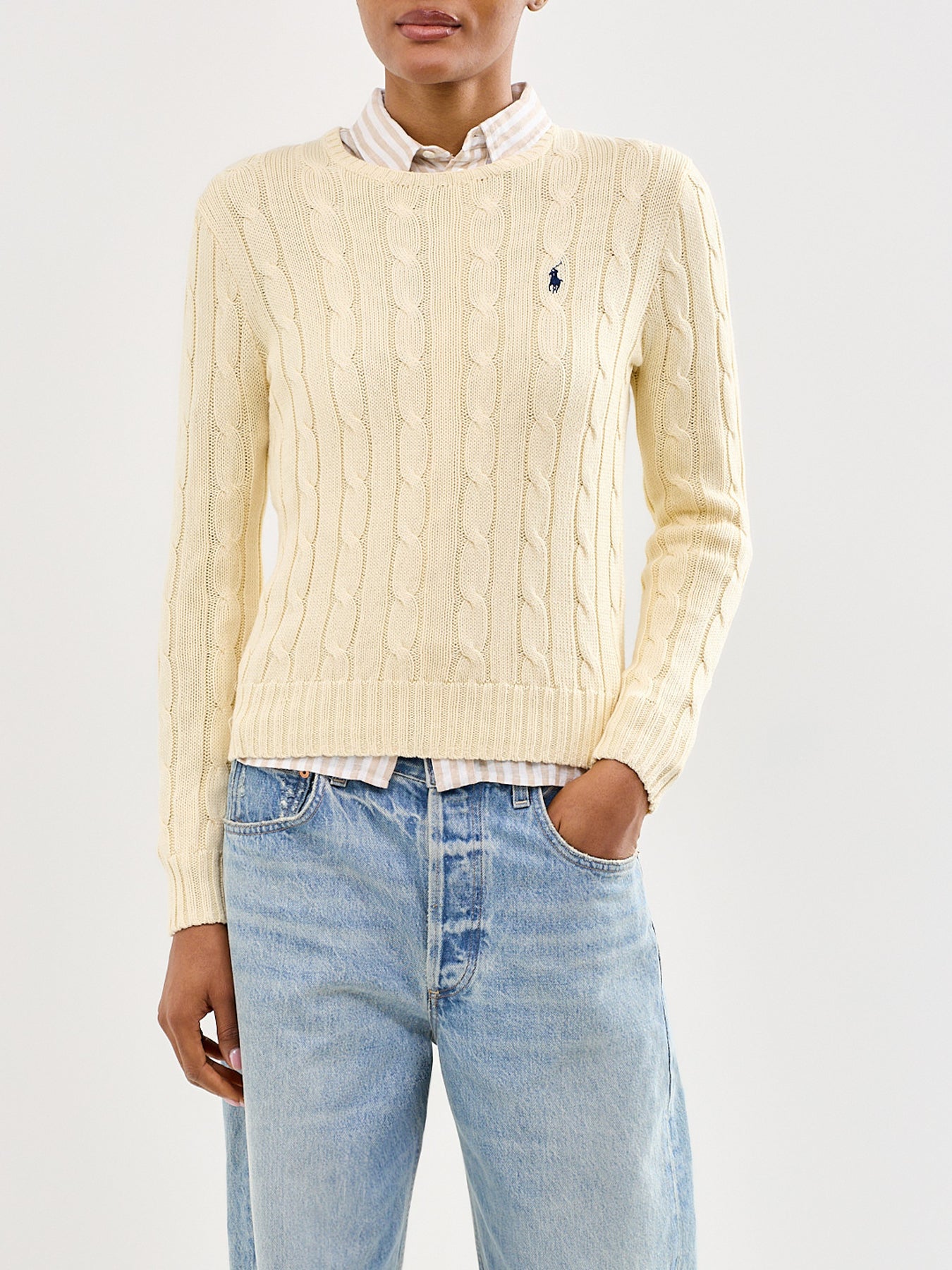 Julianna Crew Neck Jumper Cream