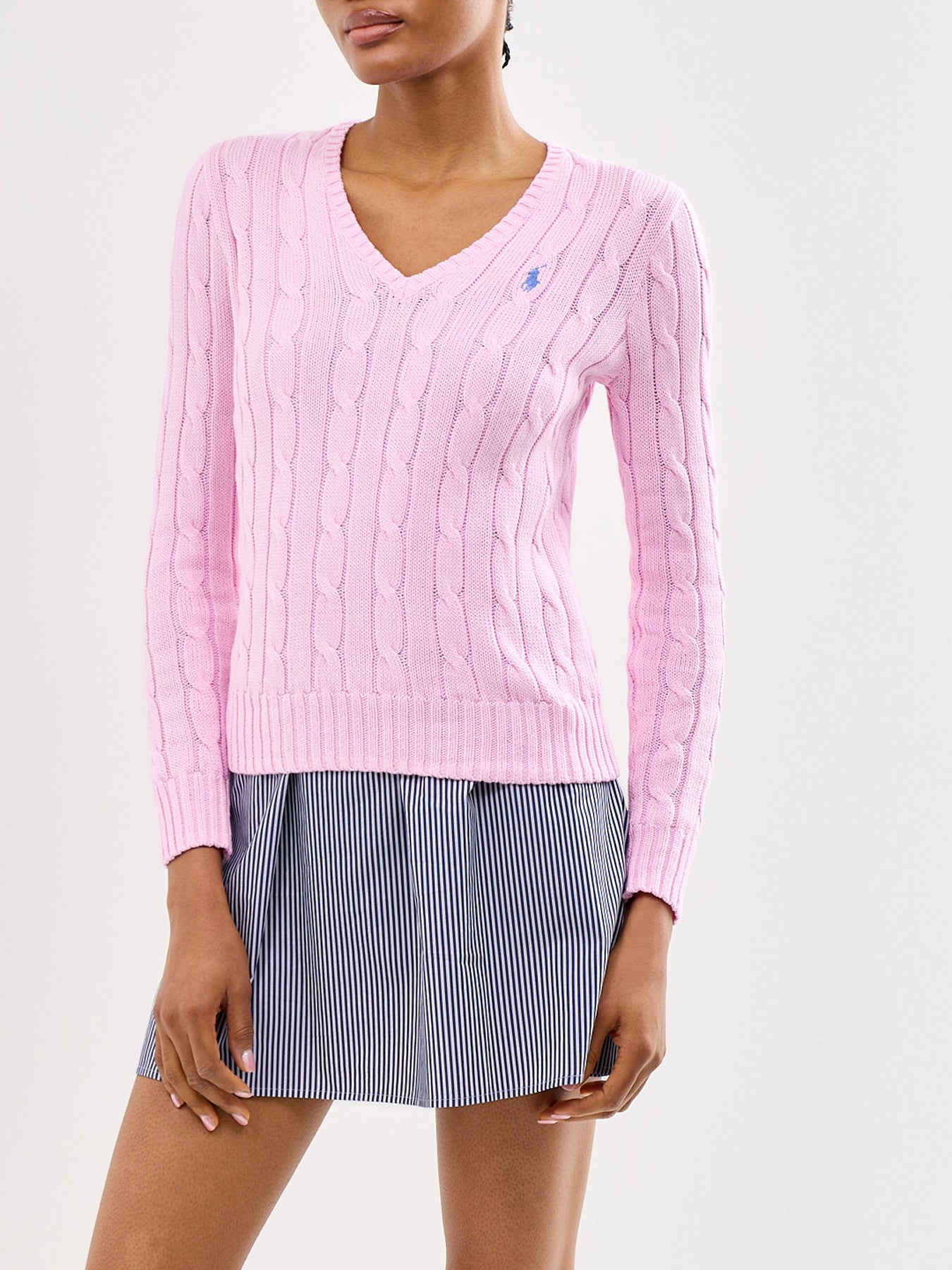 Kimberley V-Neck Jumper Pink
