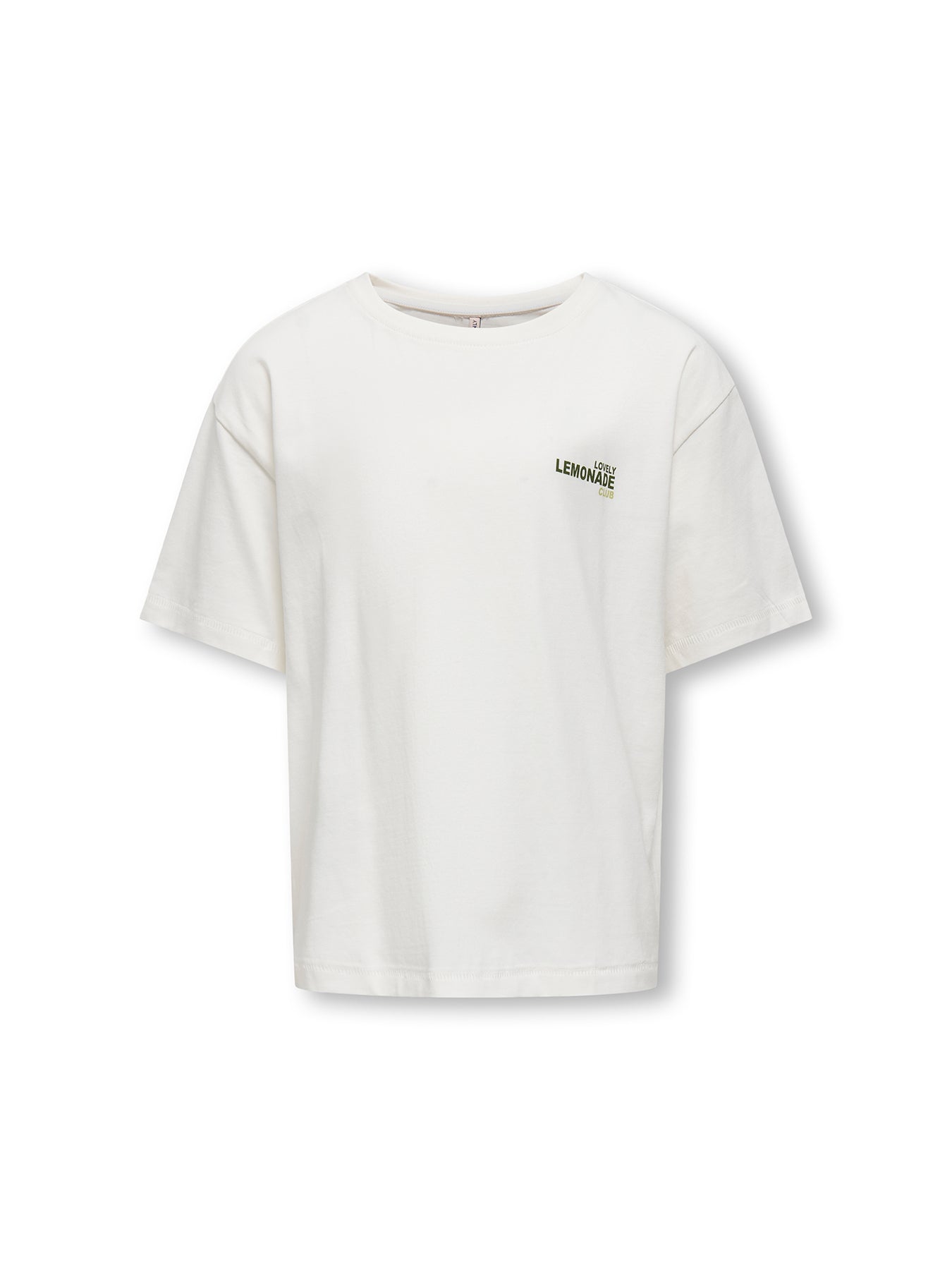 Kids' Loose Organic Cotton T Shirt White