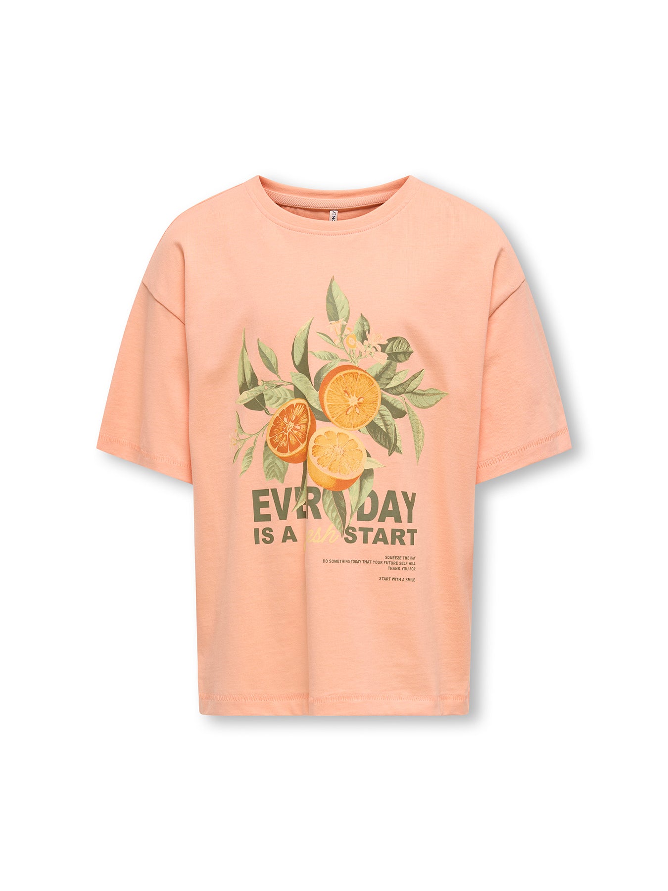 Kids' Loose Organic Cotton T Shirt Pink