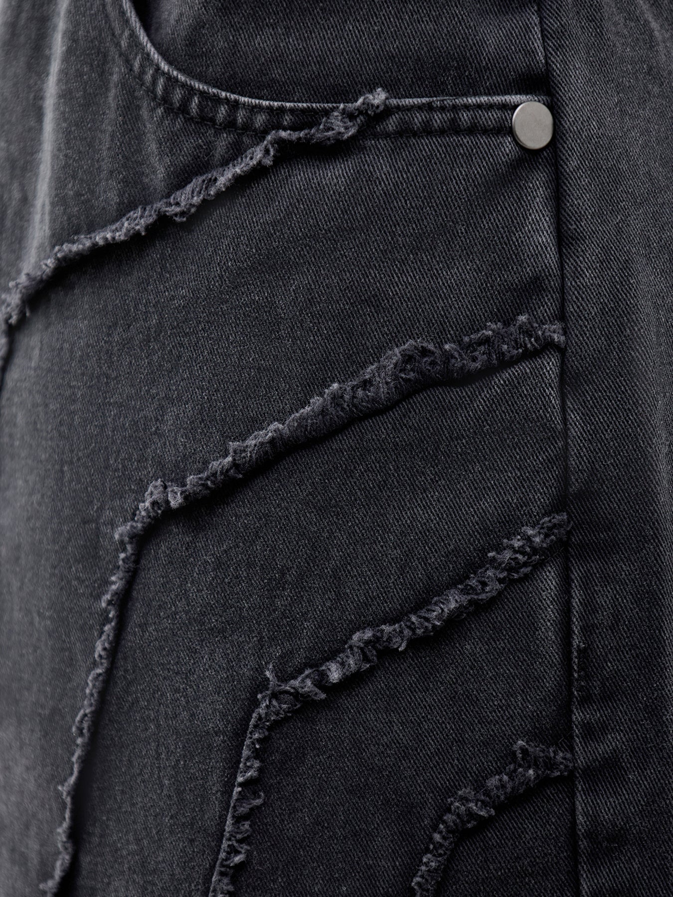 Washed Drill Shorts Black