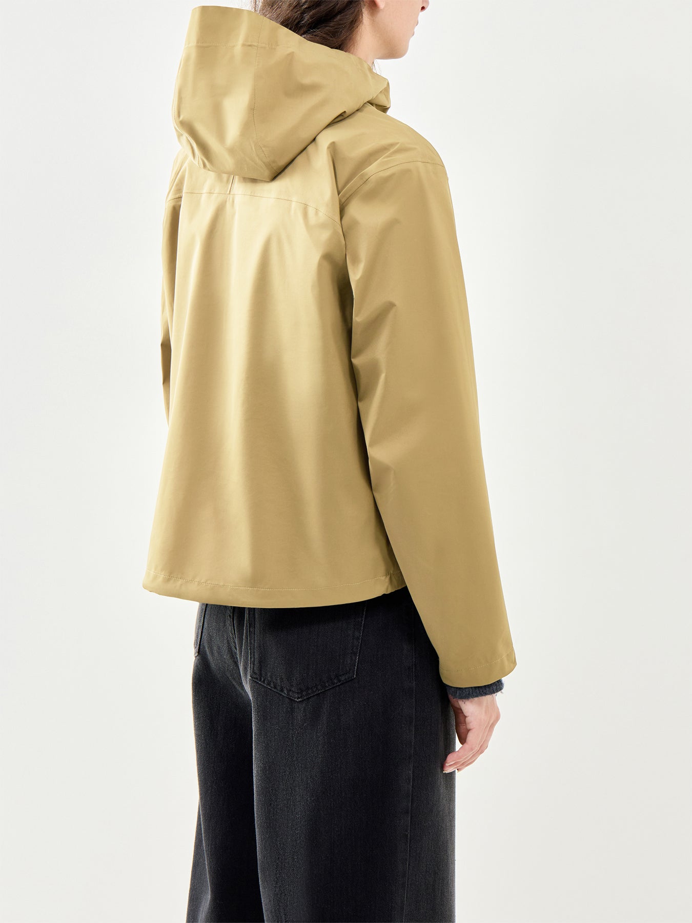 Voyage Rain Hooded Jacket Brown