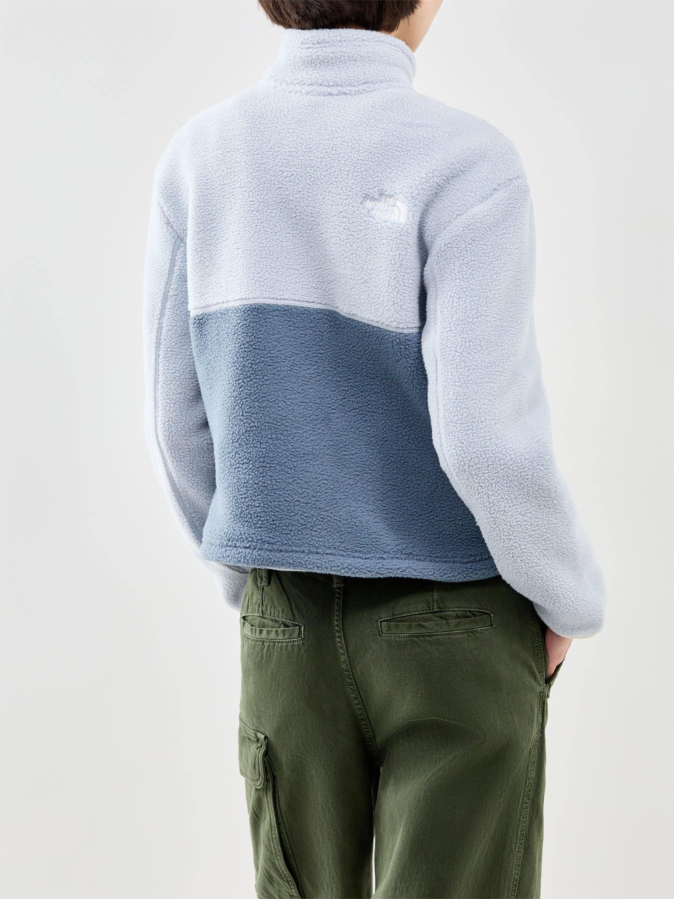 W Yumiori 1/4 Zip Granite Grey/Frost Grey