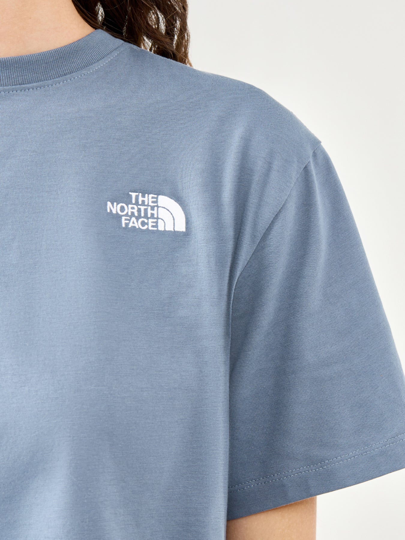Evolution Simple Dome Crop T Shirt Grey
