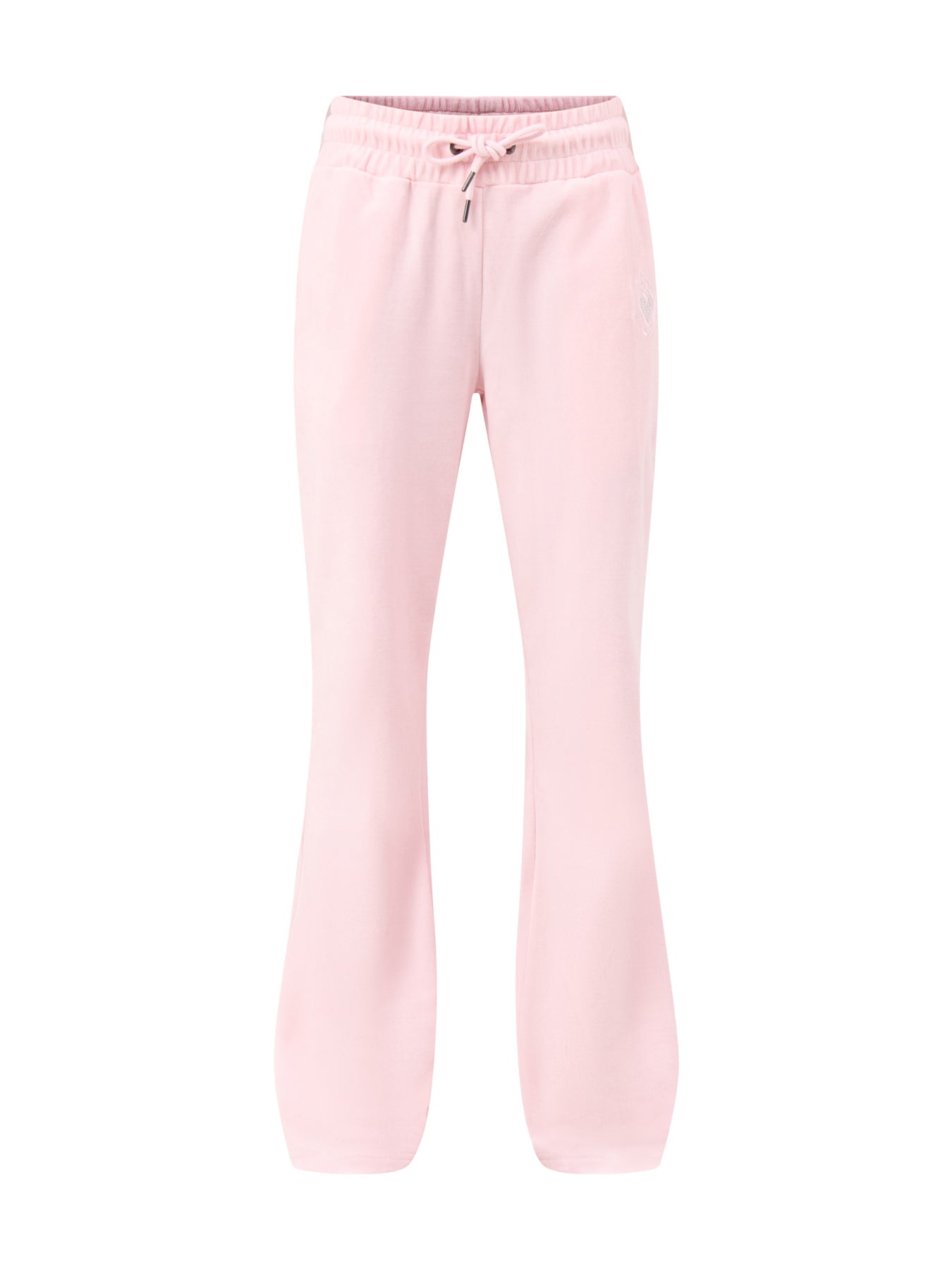 Love and Thorns Diamante Velour Joggers Pink