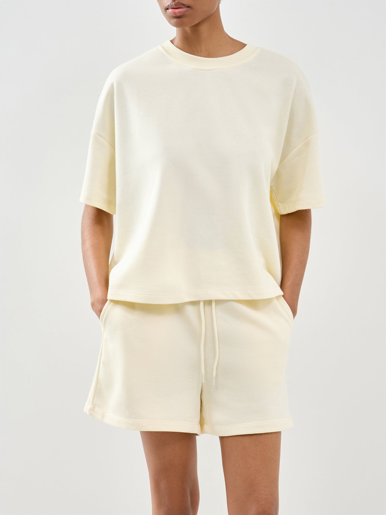 Chilli Summer Loose Fit T-Shirt Cream