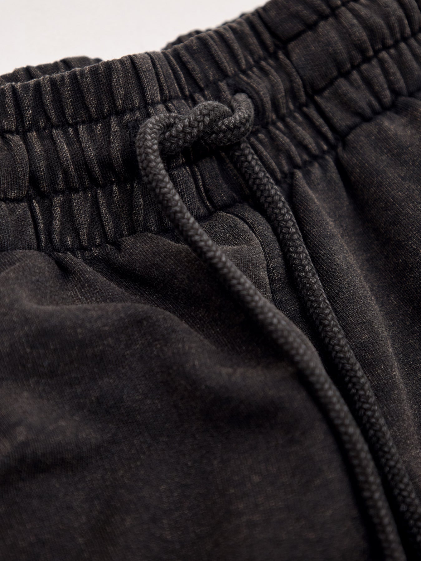 Chilli Summer Washed Sweat Shorts Black