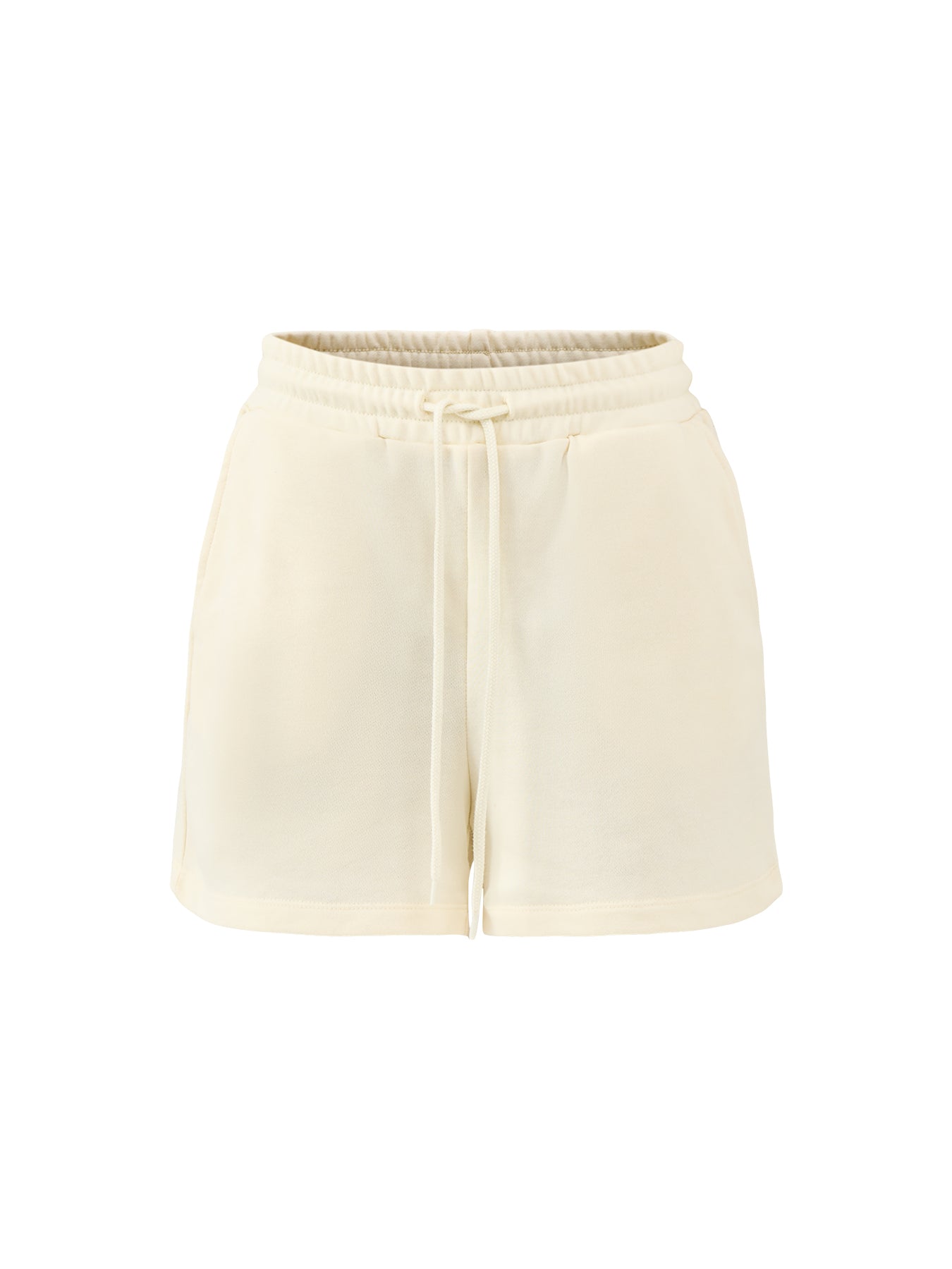 Chilli Summer High Waisted Sweat Shorts Yellow