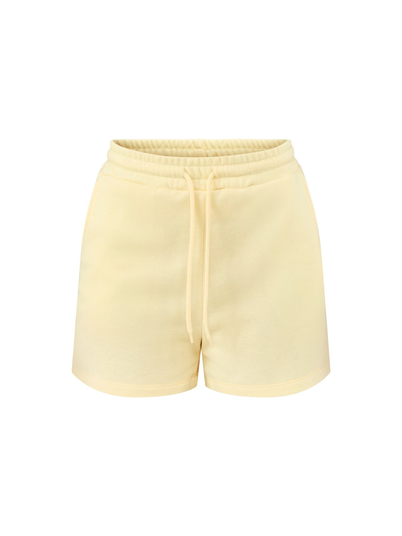 Chilli Summer High Waisted Shorts Yellow