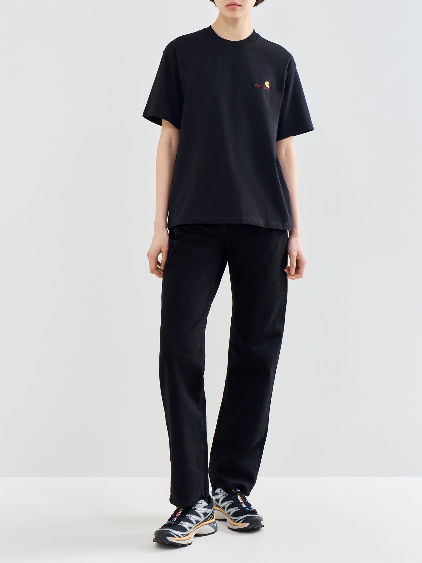 American Script T Shirt Black
