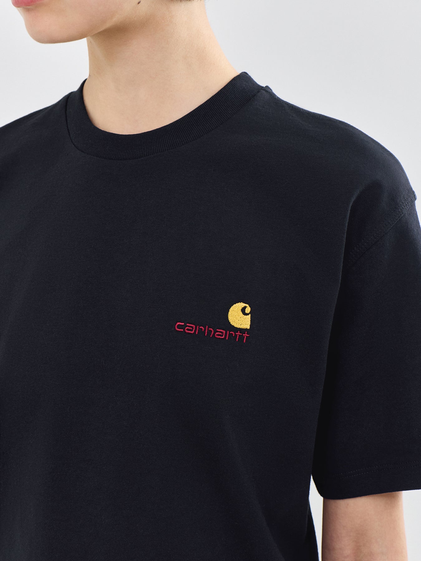 American Script T Shirt Black