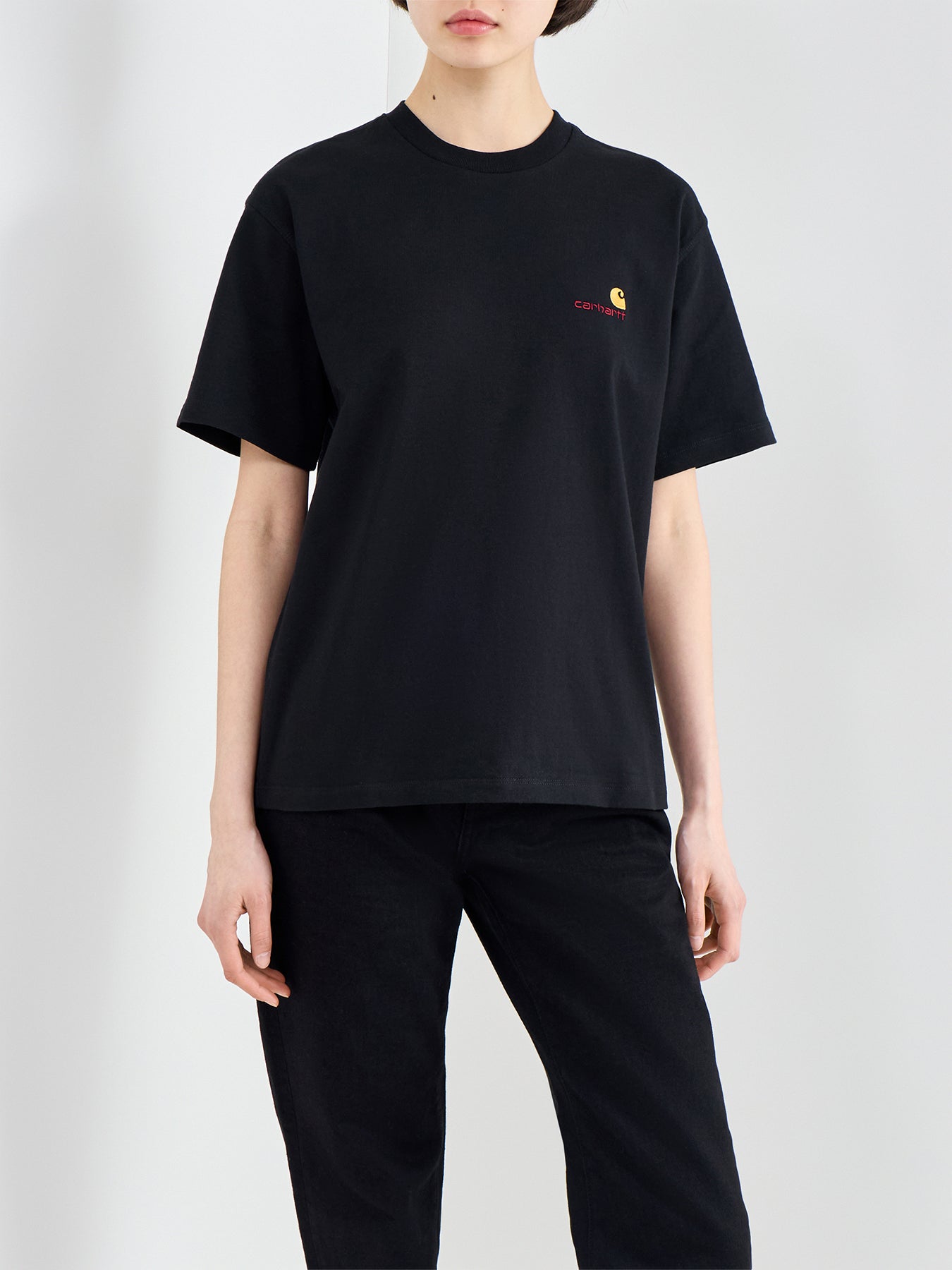 American Script T Shirt Black