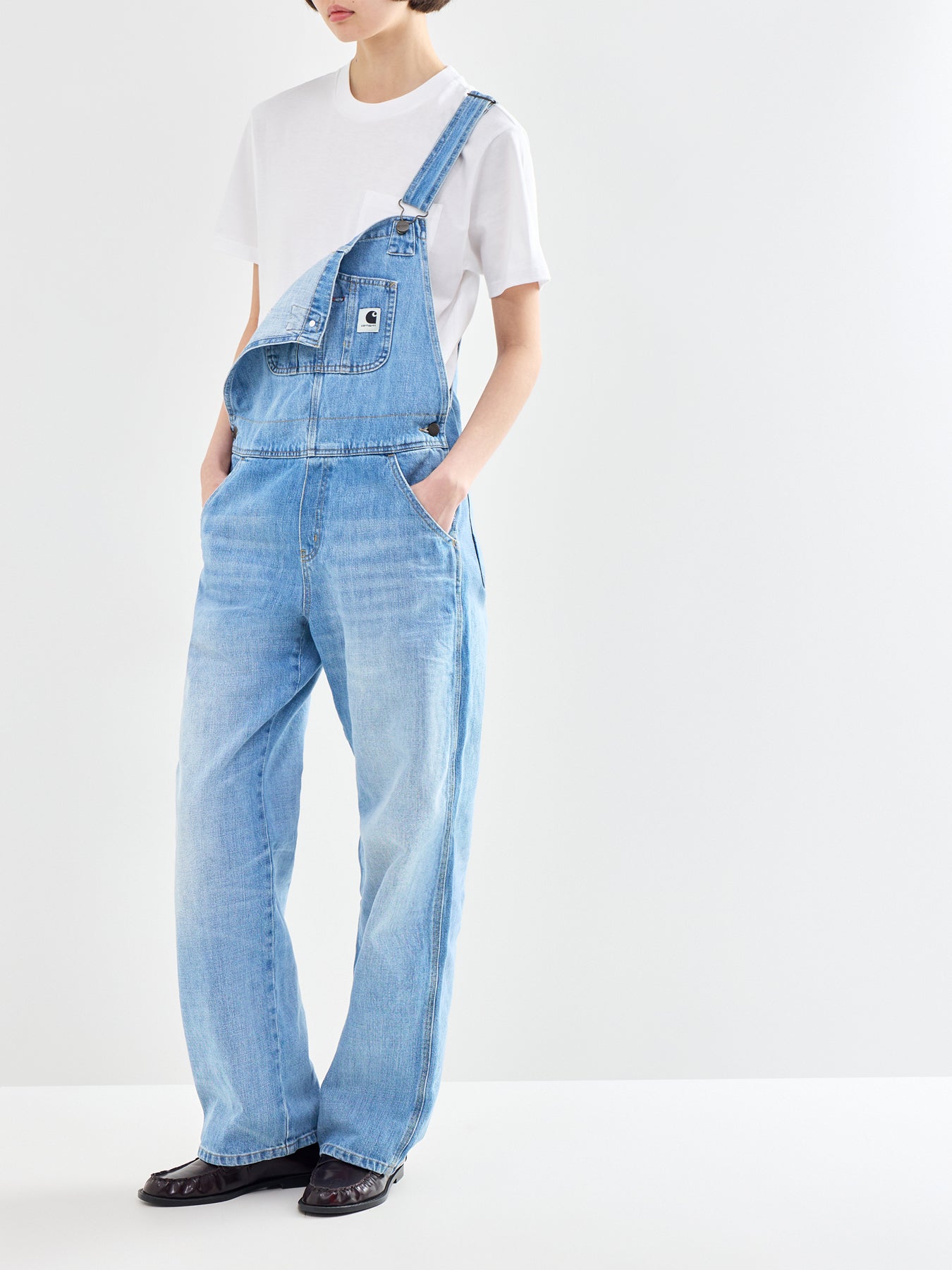 Bib Overall Straight Blue