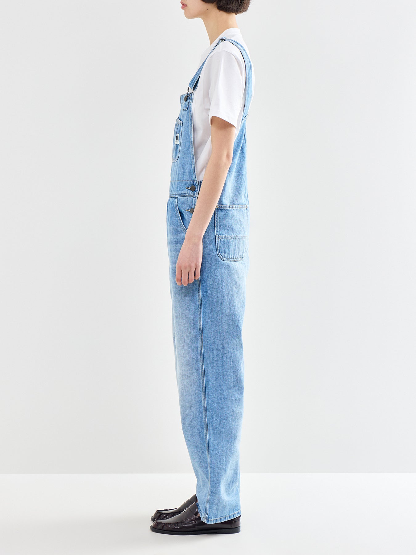 Bib Overall Straight Blue