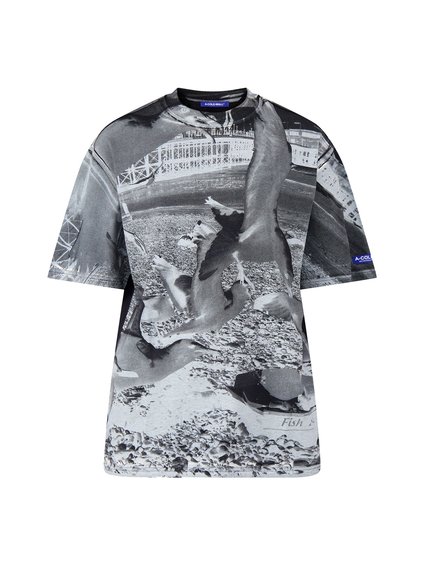 Graphic Cotton T-Shirt Black