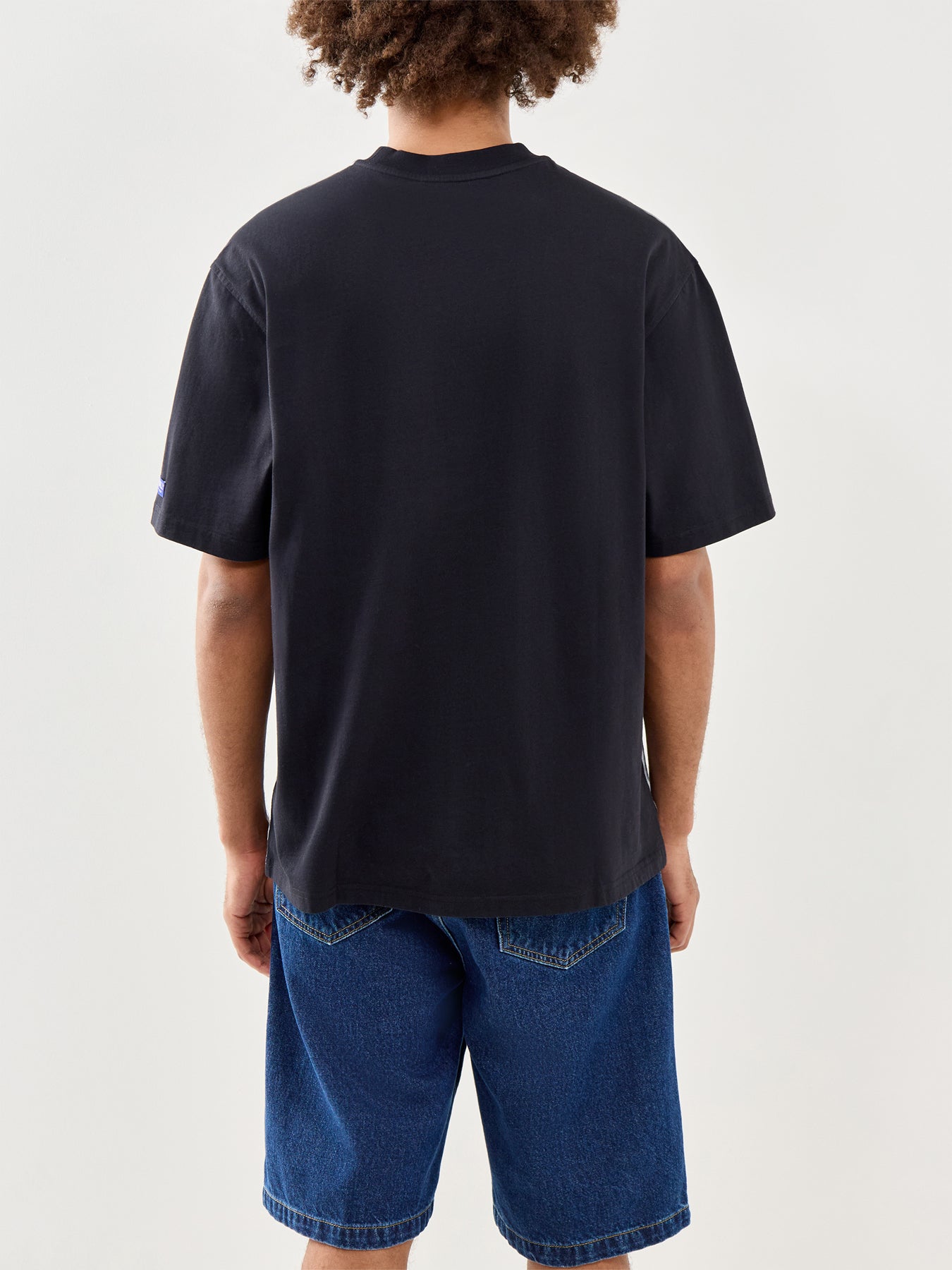 Graphic Cotton T-Shirt Black