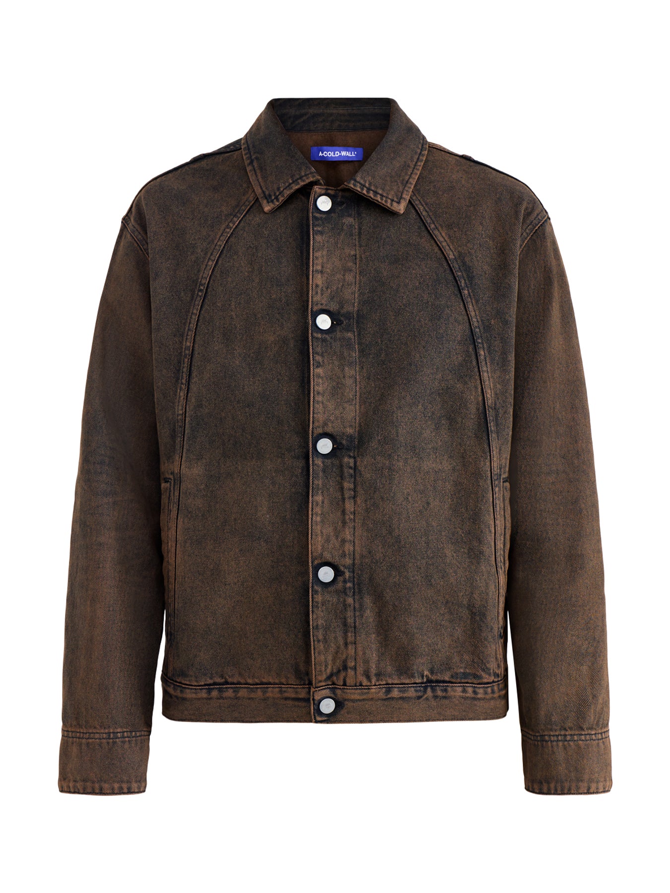 Organic Cotton Denim Jacket Brown