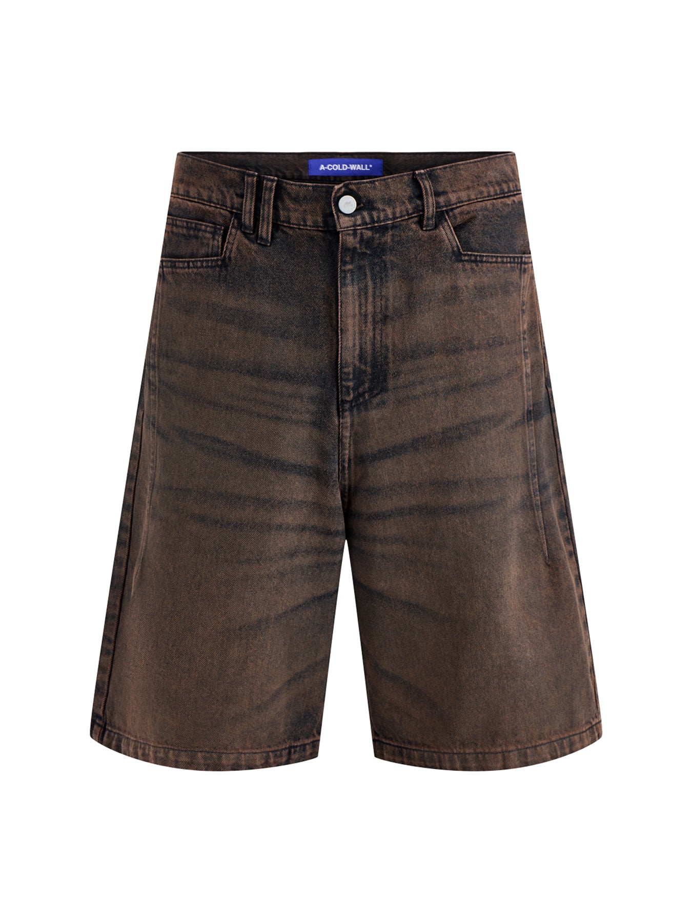 Organic Cotton Denim Shorts Brown