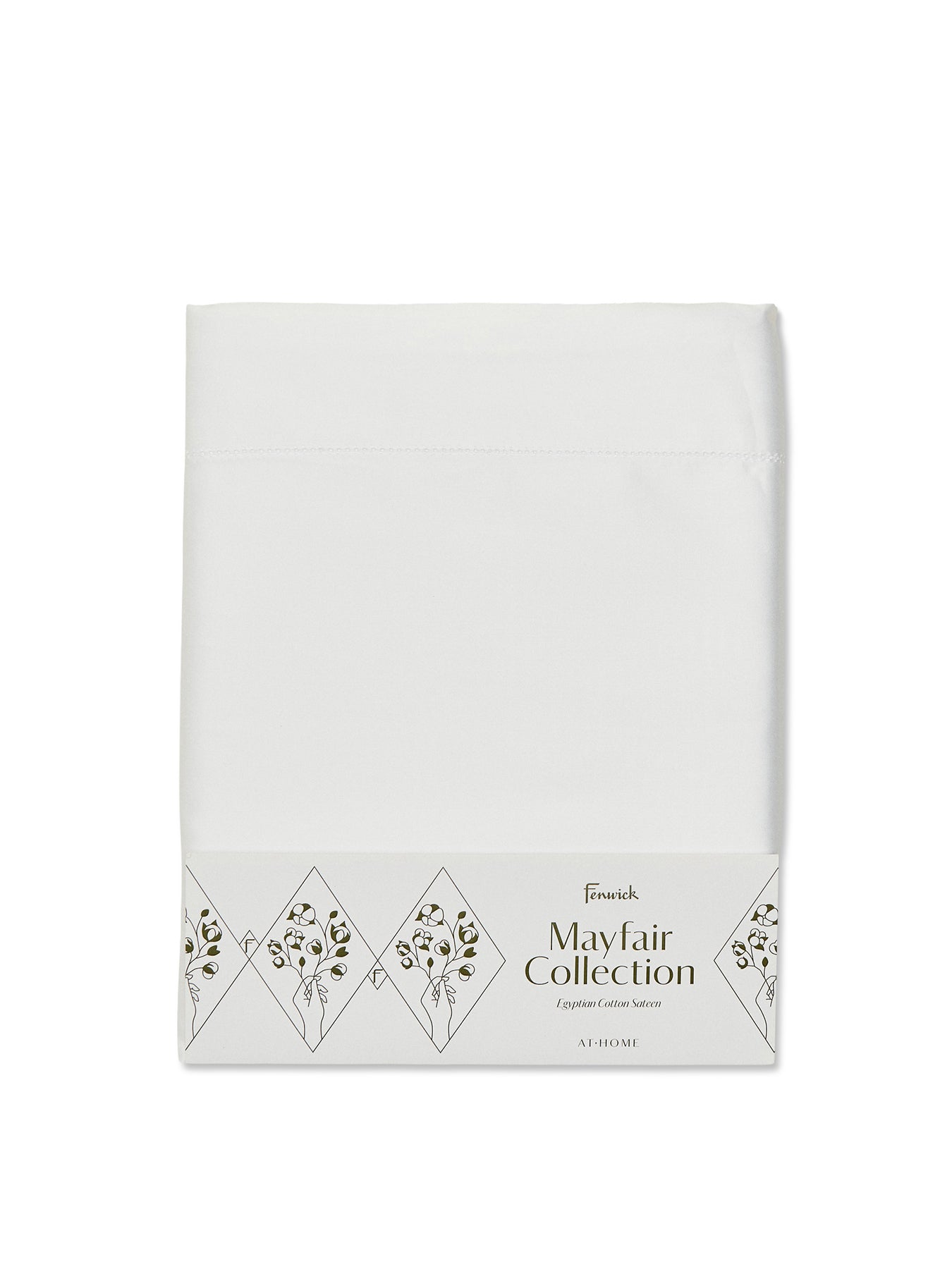 Mayfair Flat Sheet King White