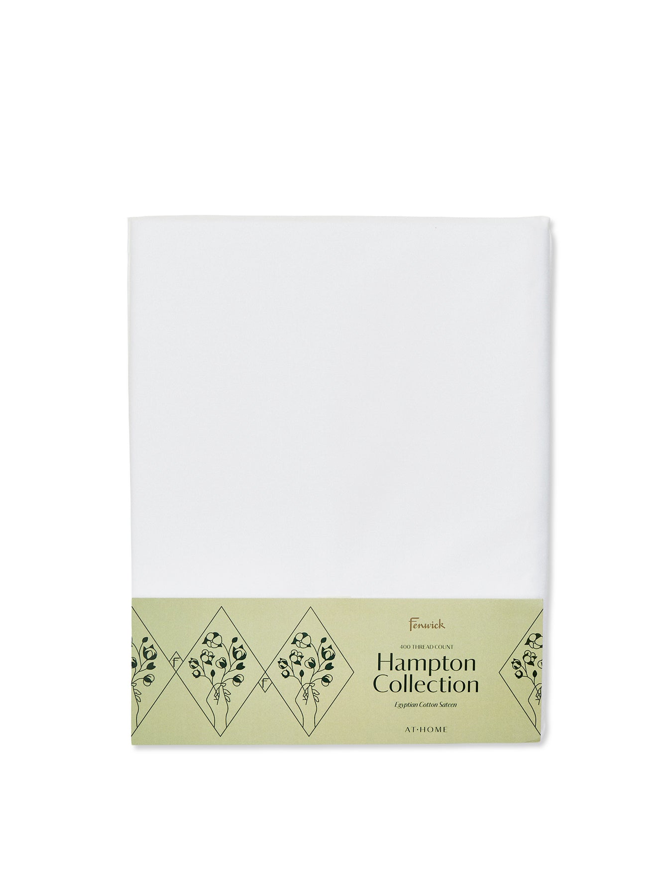Hampton Fitted Sheet Double White