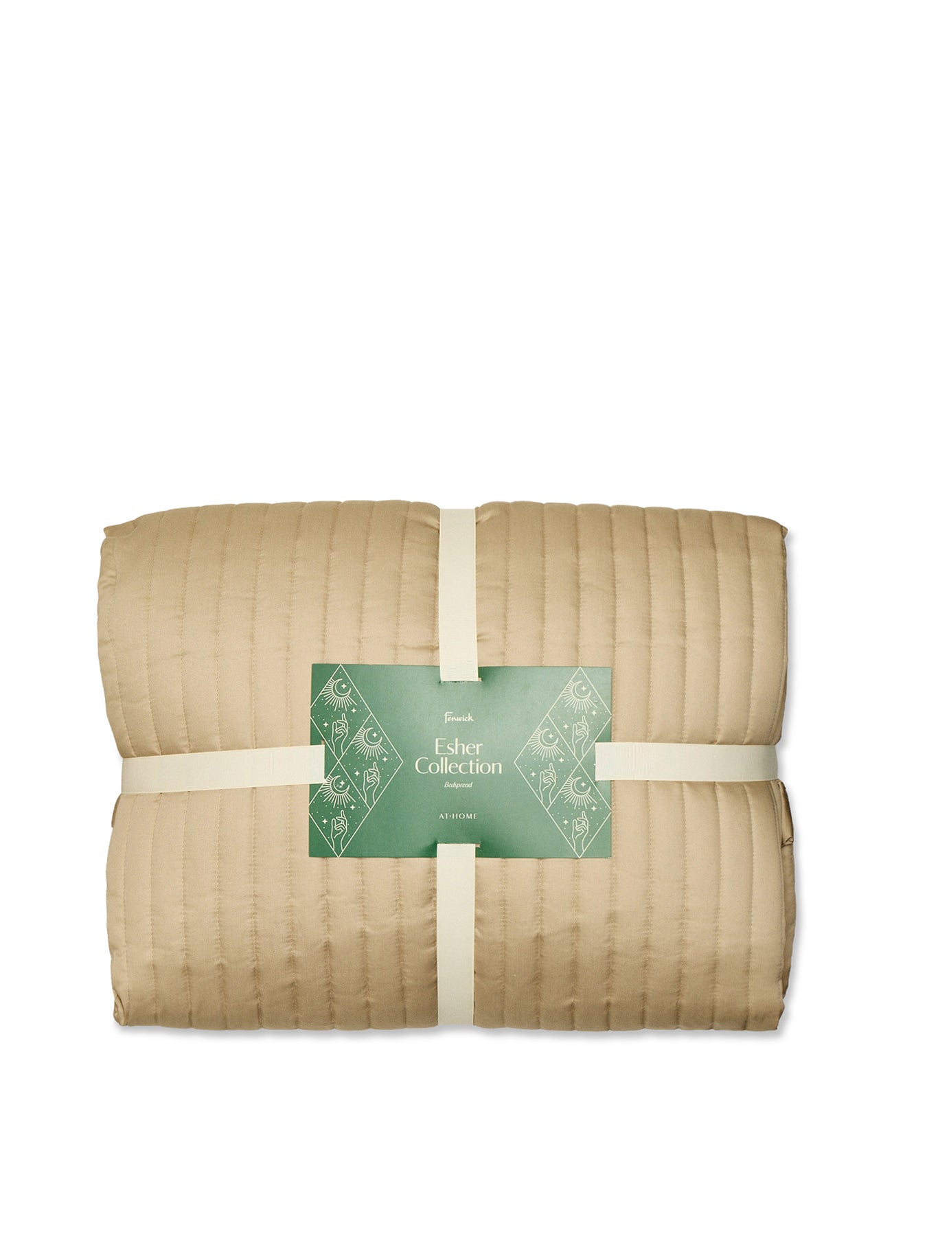 Esher Bedspread Double Brown