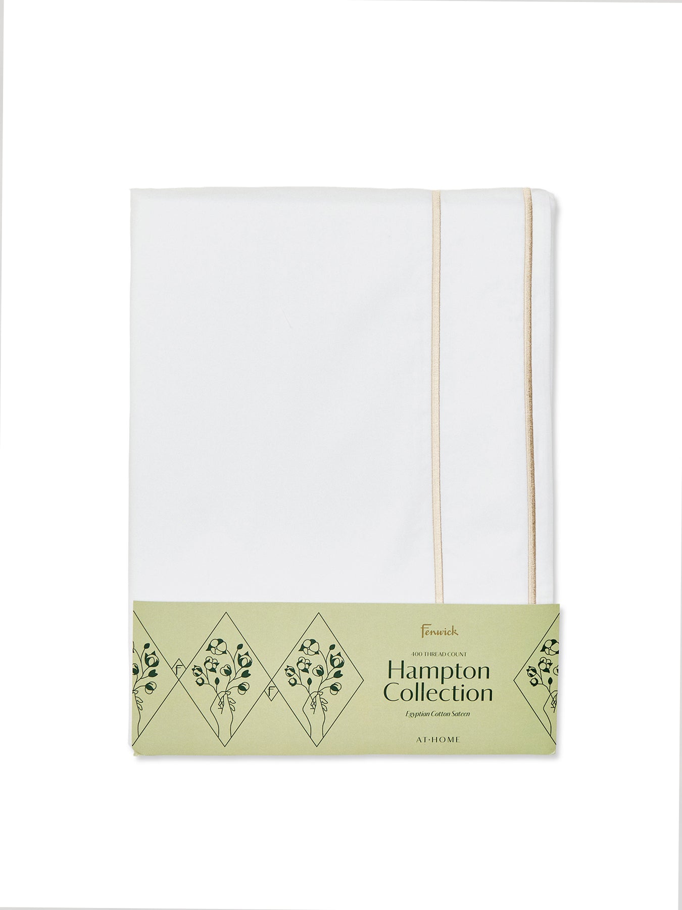 Hampton Duvet Cover Superking White