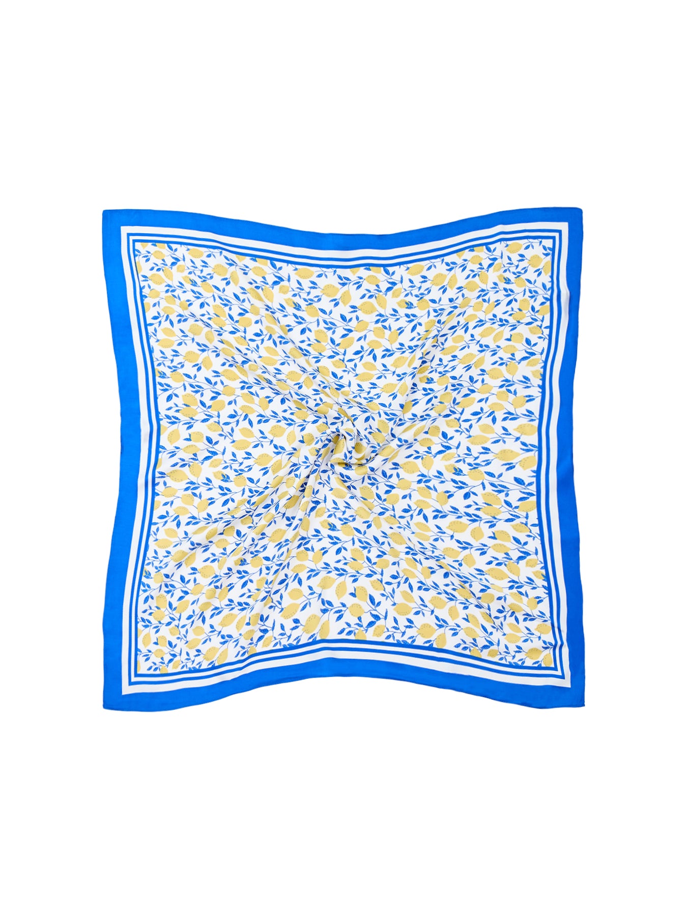 Jarina Square Scarf Blue