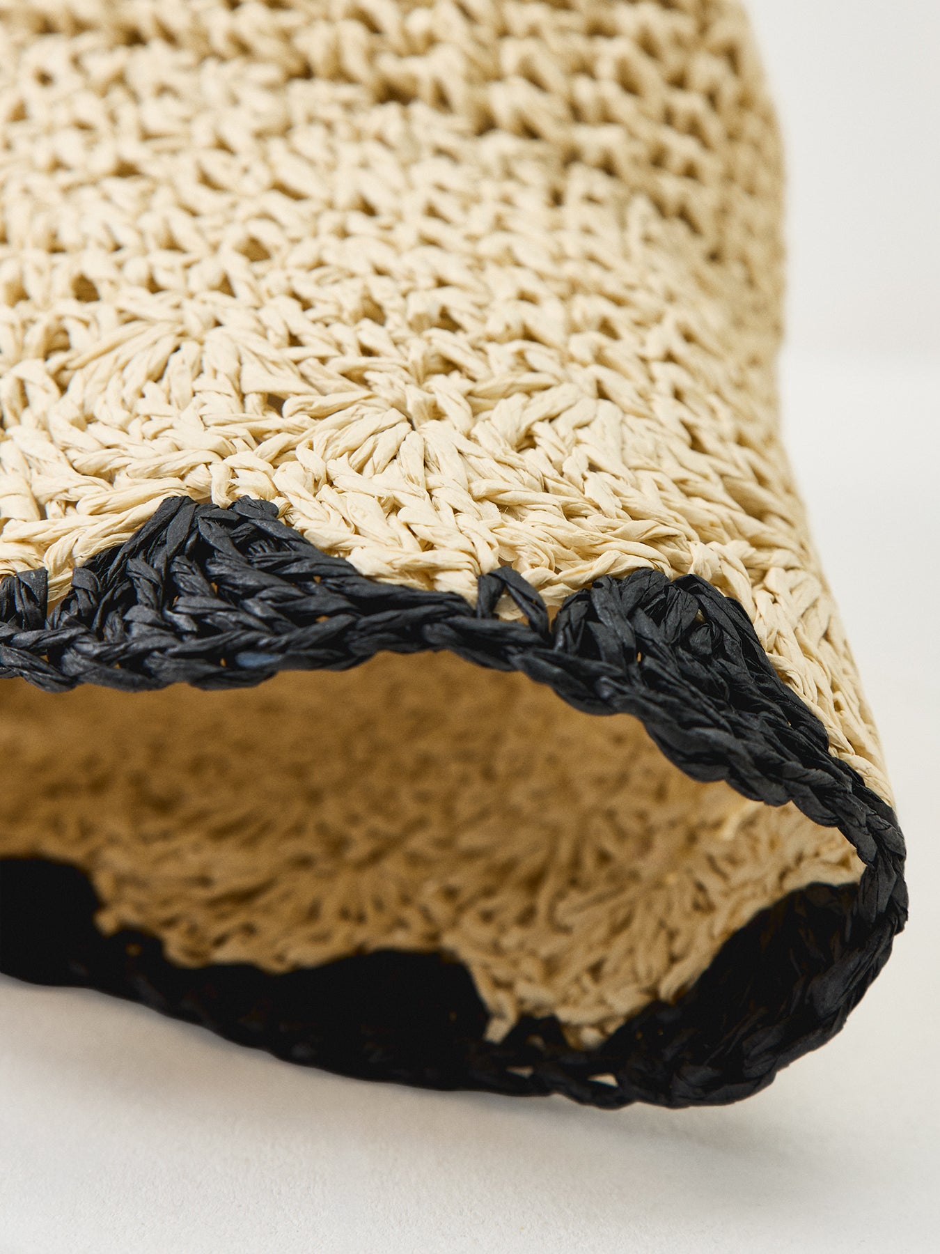 Lydia Contrast Bucket Hat Beige