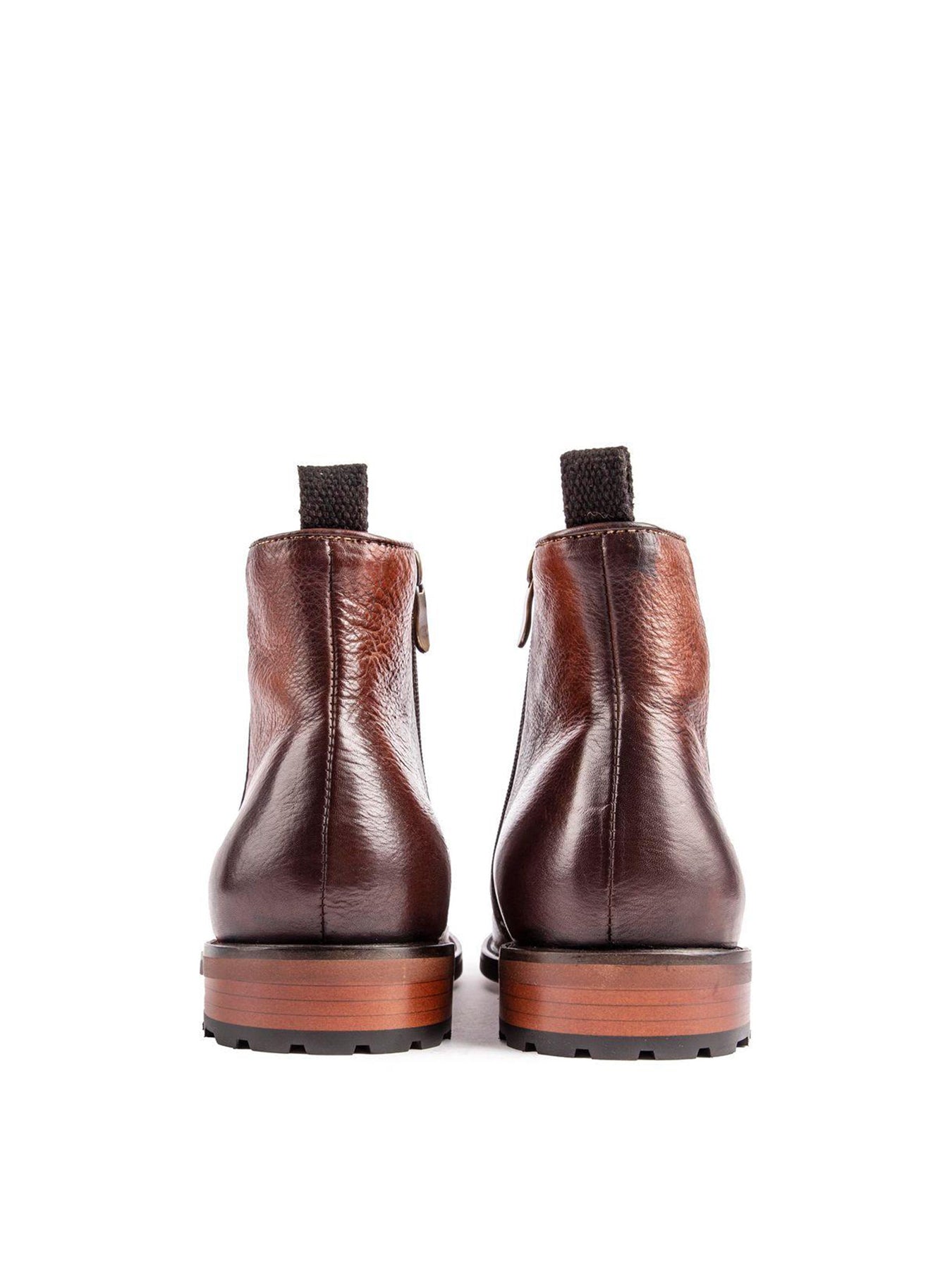 Axe Inside Zip Boots Tan