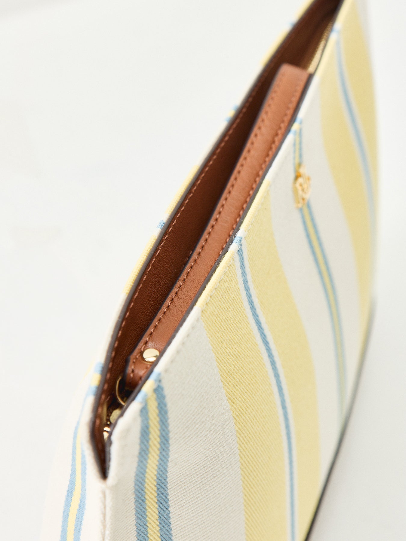 Top Zip Large Pouch Yellow