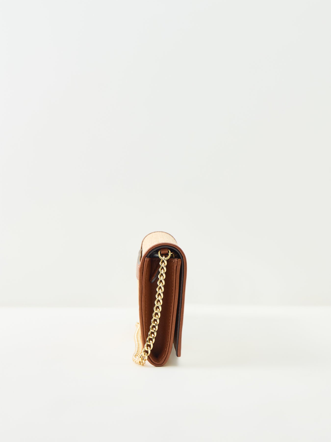 Adair Leather Wallet On Chain Tan